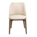 ANGEL CERDA Silla polipiel crema ANGEL CERDA Silla polipiel crema Nogal