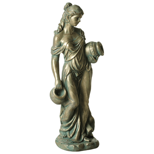 Figura decorativa de jardim TRYPOLIS Mulher Verde