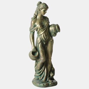 Figura decorativa de jardim TRYPOLIS Mulher Verde