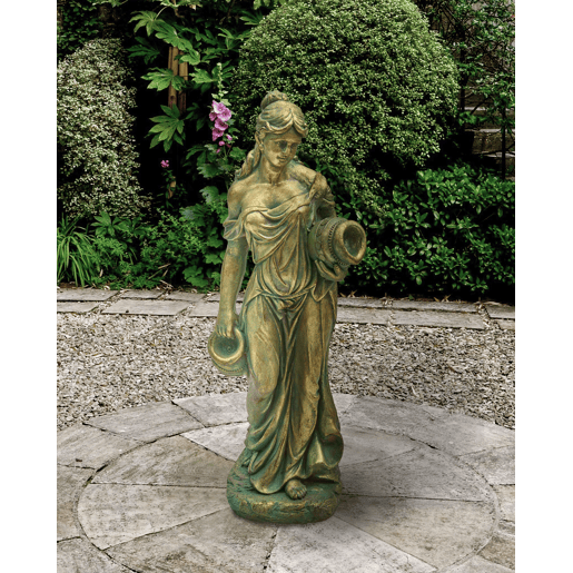 Figura decorativa de jardim TRYPOLIS Mulher Verde