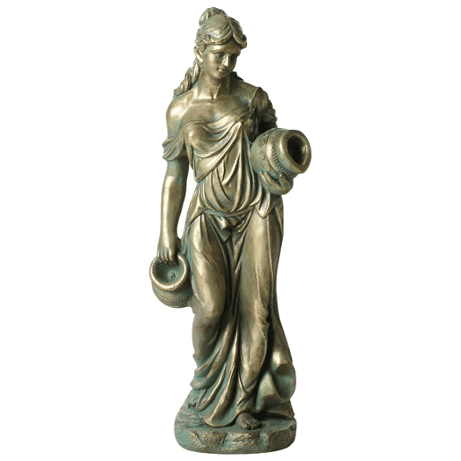 Figura decorativa de jardim TRYPOLIS Mulher Verde