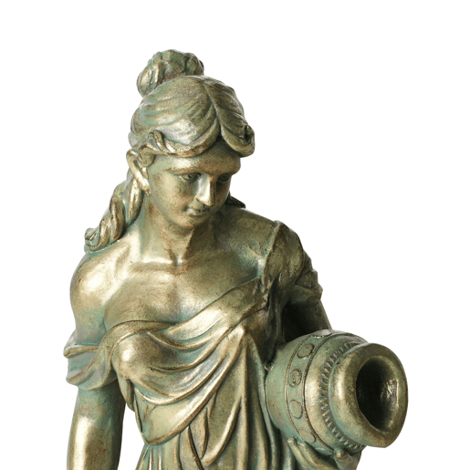 Figura decorativa de jardim TRYPOLIS Mulher Verde