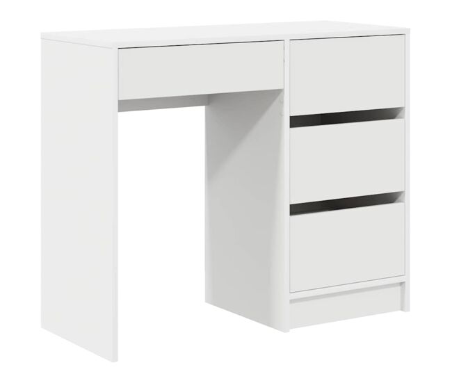 Escritorio - mesa de ordenador blanco 90 x 37.5 x 75 cm madera contrachapada