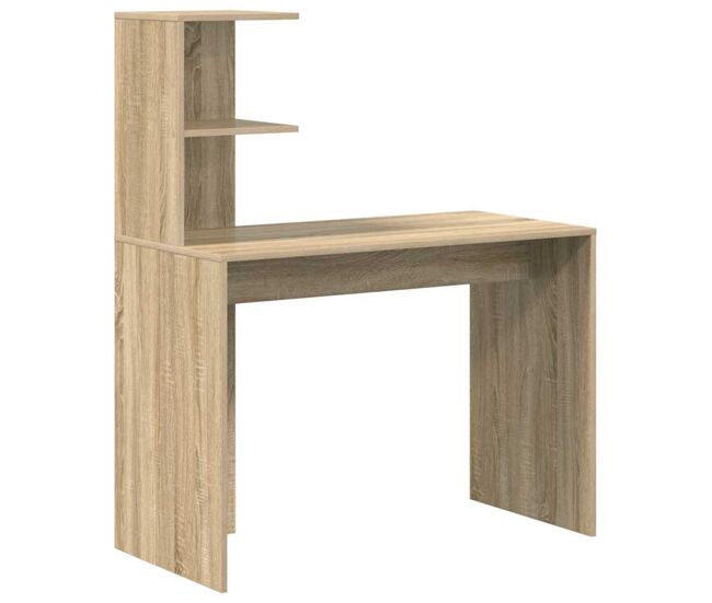 Escritorio - mesa de ordenador roble sonoma 102 x 50 x 124 cm madera contrachapada