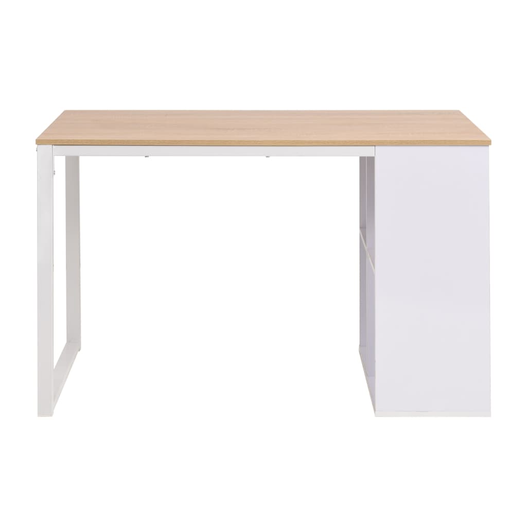 Escritorio - Mesa de Ordenador 120x60 Blanco/ Madera
