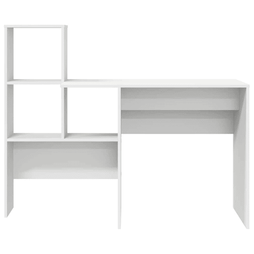 Secretária Escrivaninha de computador - com gaveta Branco 131.5 x 50 x 106.5 cm Madeira processada