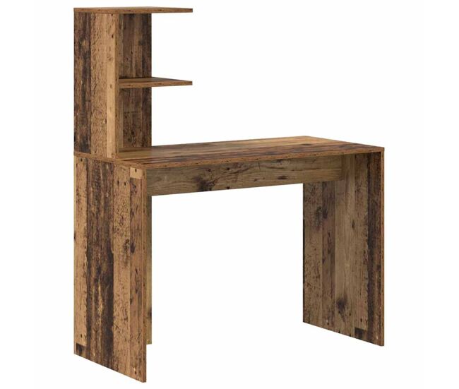 Escritorio - mesa de ordenador madera vieja 102 x 50 x 124 cm madera contrachapada