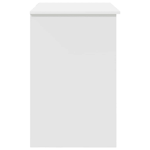 Secretária Escrivaninha de computador - com gaveta Branco 90 x 49.5 x 75 cm Madeira processada