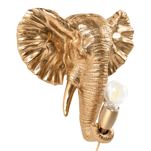 Beliani Candeeiro de parede ELEPHANTI
