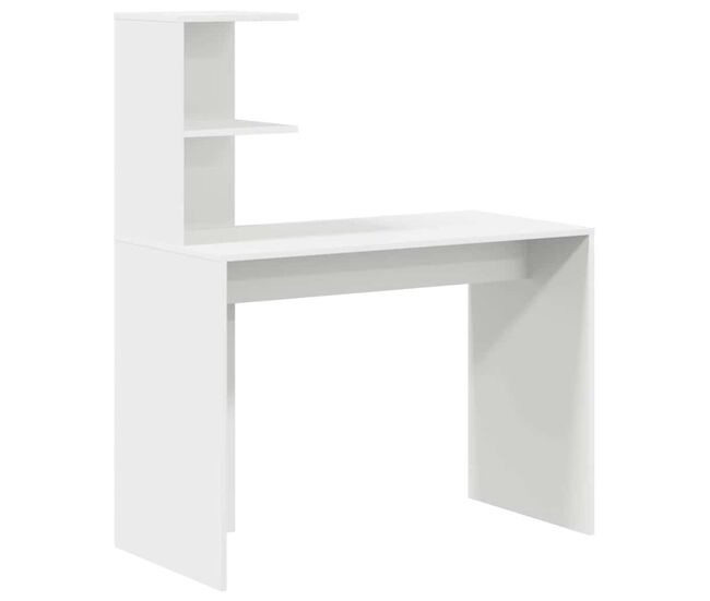 Escritorio - mesa de ordenador blanco 102 x 50 x 124 cm madera contrachapada