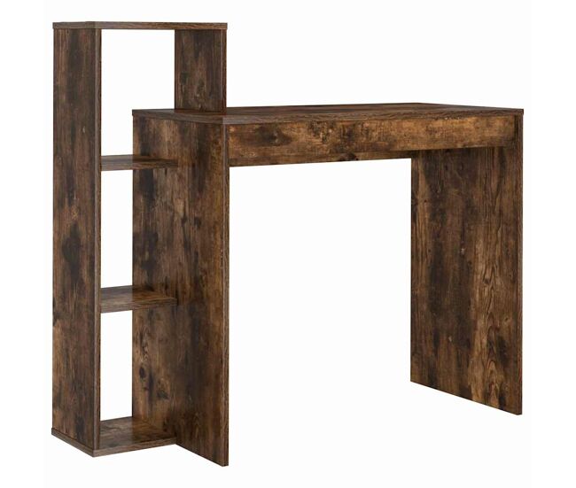 Escritorio - mesa de ordenador roble ahumado 100 x 40 x 90 cm madera contrachapada