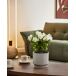 Beliani Planta artificial NOVELLA Beliani Planta artificial NOVELLA Blanco/ Verde