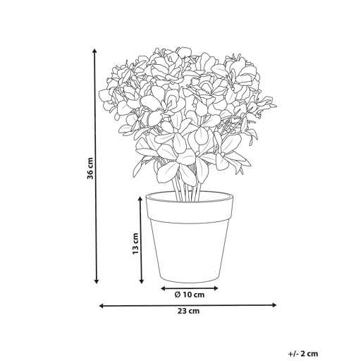 Planta artificial NOVELLA 36 cm Branco
