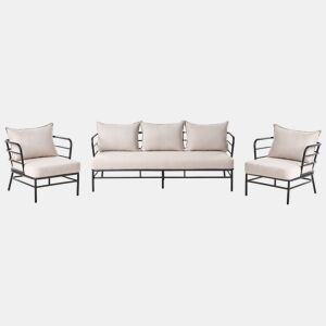 Beliani Conjunto lounge PONZONE