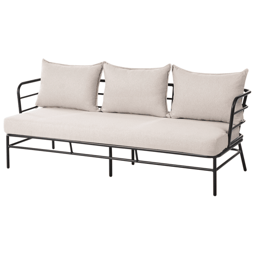 Beliani Conjunto lounge PONZONE Beliani Conjunto lounge PONZONE