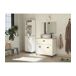 Mueble de baño Toscana con lavabo cerámico y almacenamiento práctico 85 Mueble de baño Toscana con lavabo cerámico y almacenamiento práctico 85 Blanco