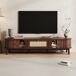 Mueble TV de panel de partículas con 2 puertas y 1 cajón Mueble TV de panel de partículas con 2 puertas y 1 cajón Natural