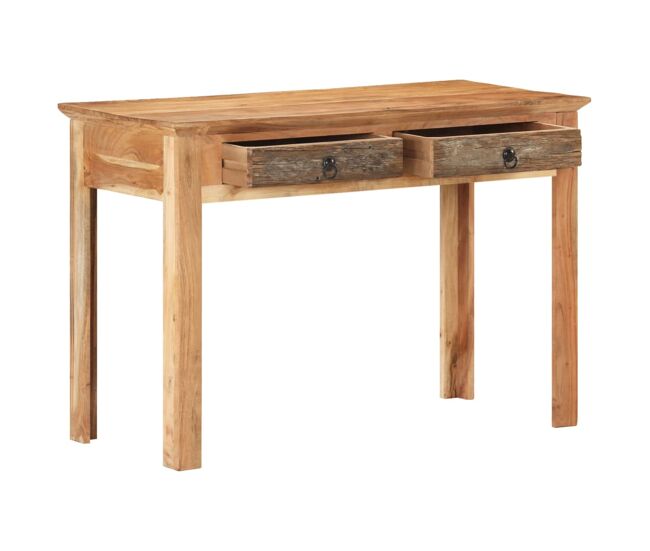 Escritorio - mesa de ordenador de madera maciza reciclada 110x50x75 cm