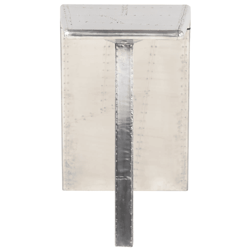 Secretária Escrivaninha de computador - aviador 112x50x76 cm metal prateado Secretária Escrivaninha de computador - aviador 112x50x76 cm metal prateado