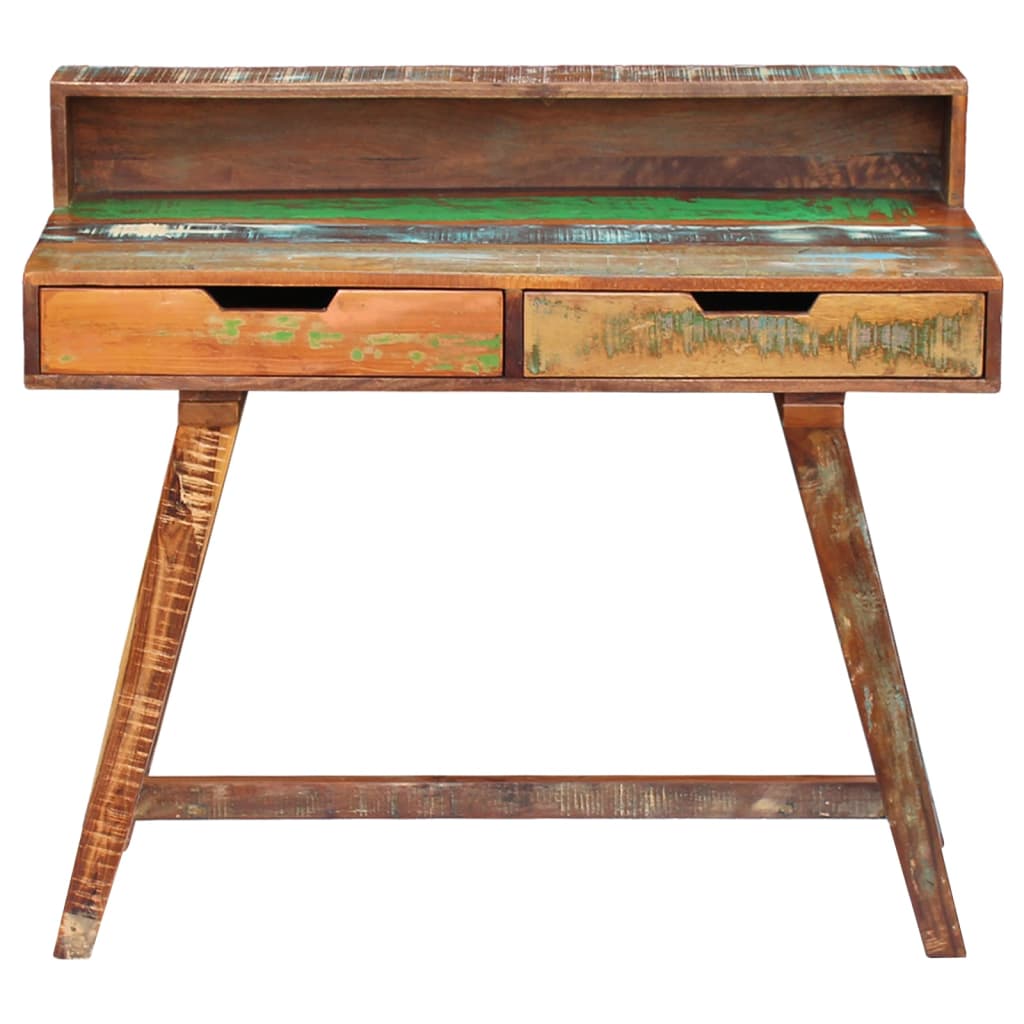 Escritorio - mesa de ordenador de madera maciza reciclada