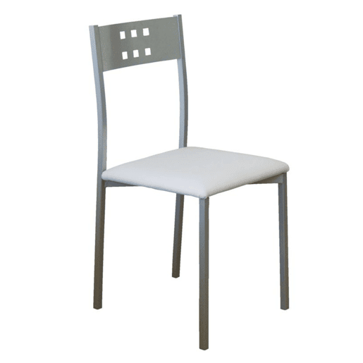 Conjunto de mesa de cozinha e 2 cadeiras, pacote com mesa dobrável e 2 cadeiras, branco e cinza cimento