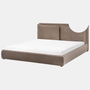 Beliani Cama de água Bouclé BAJONNA