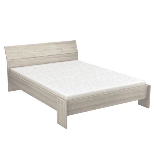 Cama de casal Prins Shannon Oak Color 135-140x190200 cm