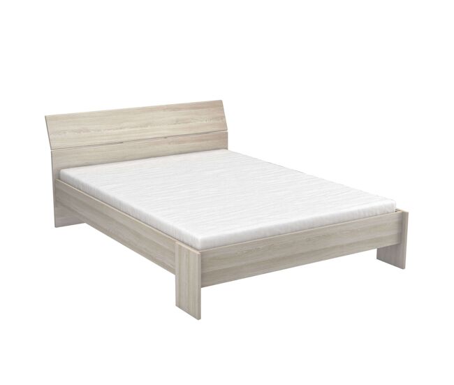 Cama de Matrimonio Prins Color Roble Shannon 135-140x190/200 cm