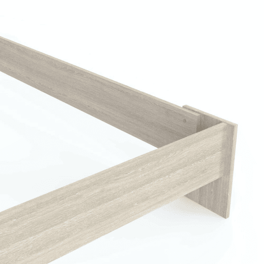 Cama de casal Prins Shannon Oak Color 135-140x190200 cm