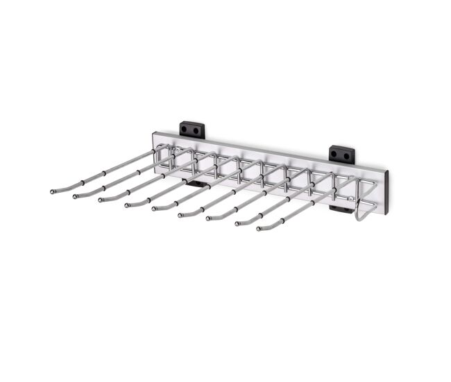Pantalonero extraíble self organizador de armarios de aluminio 47x12x34 cm