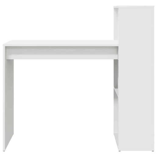 Secretária Escrivaninha de computador - Branco 108 x 55 x 103,5 cm Madeira processada