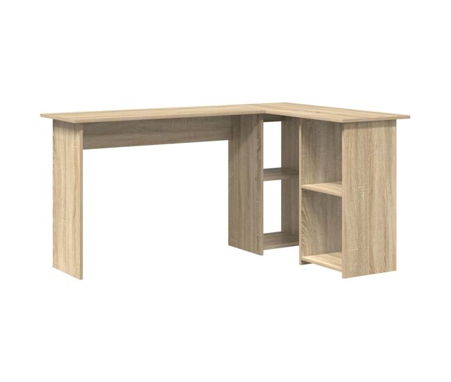 Escritorio - mesa de ordenador roble sonoma 142 x 102 x 73 cm madera contrachapada