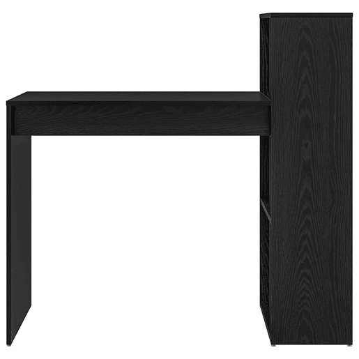 Secretária Escrivaninha de computador - Carvalho preto 108 x 55 x 103,5 cm Madeira processada
