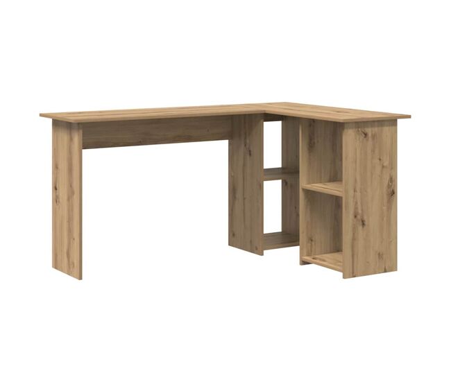 Escritorio - mesa de ordenador roble artisan 142 x 102 x 73 cm madera contrachapada