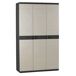 Armario Exterior Titanium 3 Puertas 4 Estantes Regulables 105 Armario Exterior Titanium 3 Puertas 4 Estantes Regulables 105 Beige