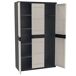 Armario Exterior Titanium 3 Puertas 4 Estantes Regulables 105 Armario Exterior Titanium 3 Puertas 4 Estantes Regulables 105 Beige