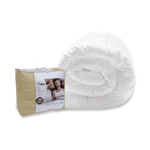 Edredom nórdico Himalaya 400g cor branca 240x220 para cama de casal 135cm respirável e pesado