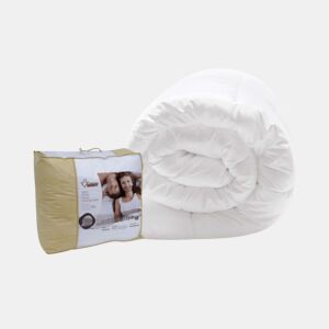 Edredom nórdico Himalaya 400g branco 150x220 para cama de solteiro 90cm respirável macio