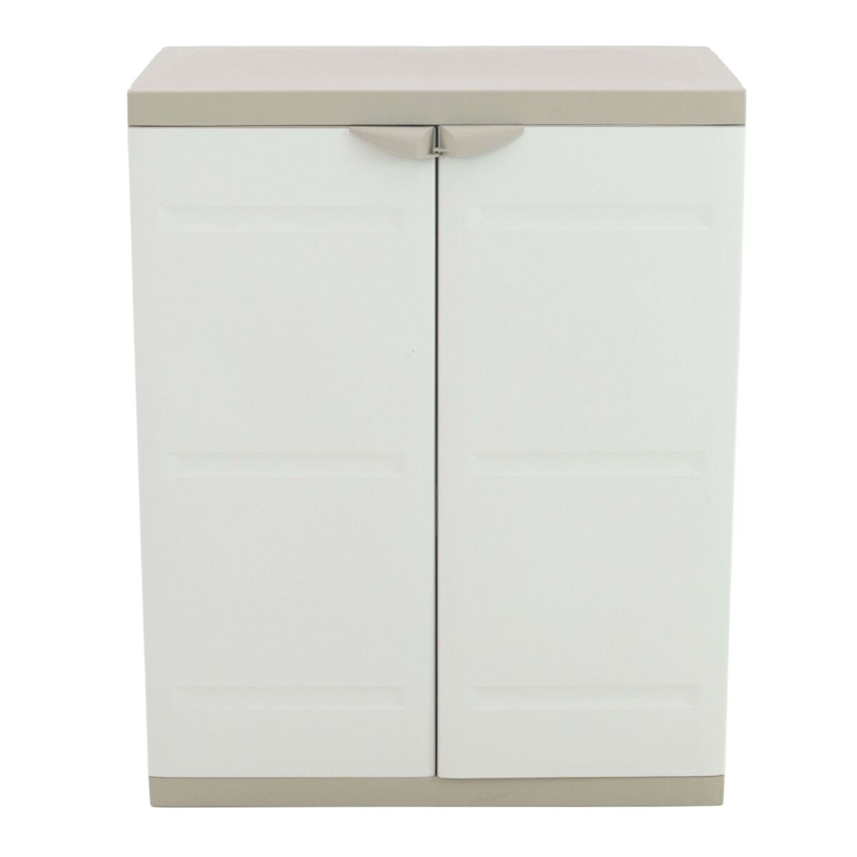Armario Exterior Titanium 2 Puertas 2 Estantes Regulables