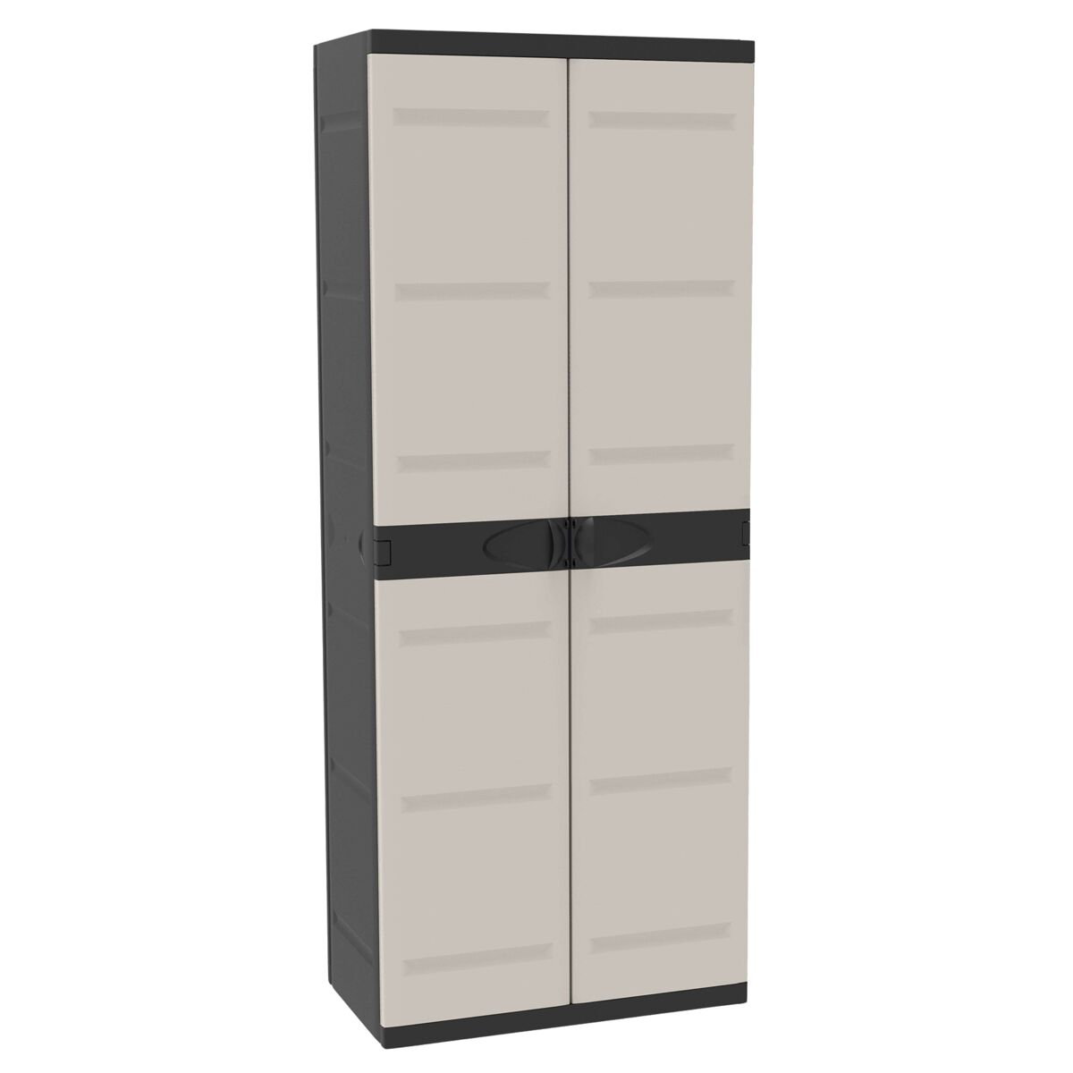 Armario Titanium Exterior 2 Puertas 4 Estantes Regulables