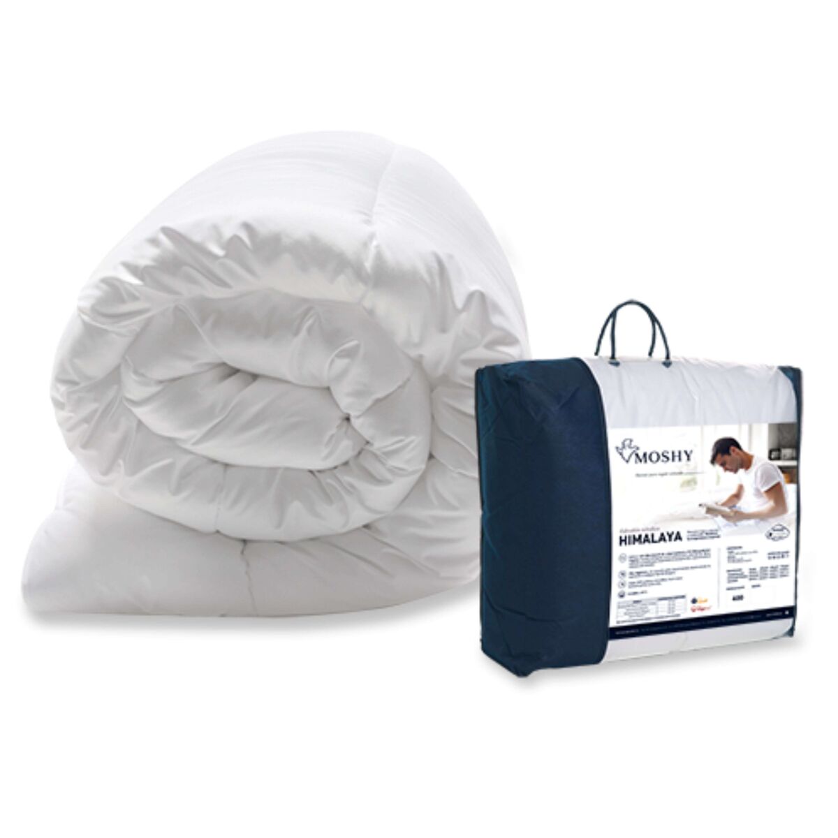 Edredón nórdico relleno himalaya color blanco 150g
