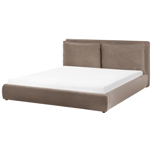 Beliani Cama Bouclé BAJONNA Beliani Cama Bouclé BAJONNA