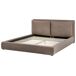Beliani Cama matrimonial Bouclé Bajonna Beliani Cama matrimonial Bouclé Bajonna Gris