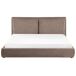 Beliani Cama matrimonial Bouclé Bajonna Beliani Cama matrimonial Bouclé Bajonna Gris