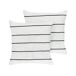 Beliani Cojín decorativo MILAS Beliani Cojín decorativo MILAS Blanco/ Negro