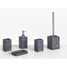 Conjunto de 5 acessórios para a casa de banho VILCANOTA Mármore preto