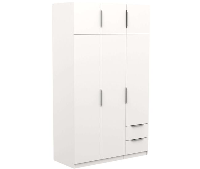 Armario para dormitorio ghost en color blanco con o sin espejo varias medidas