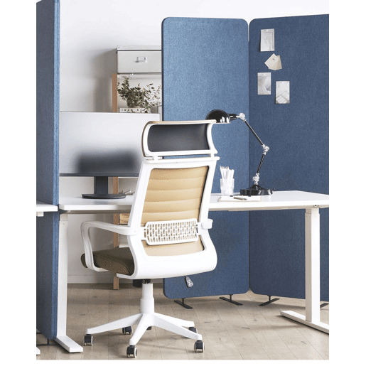 Biombo com 3 painéis acústicos STANDI Azul 184 cm 184 cm