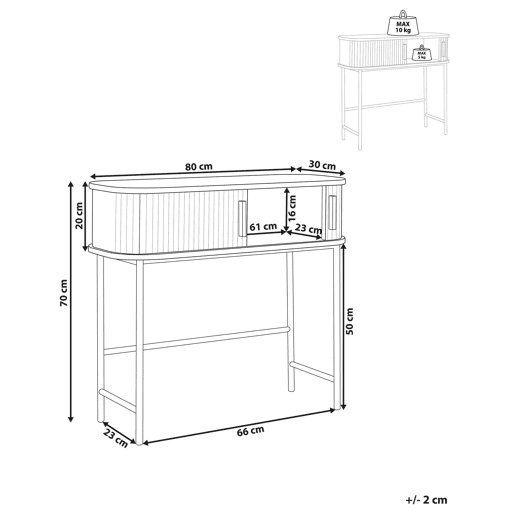 Beliani Consola BRADLEY Beliani Consola BRADLEY
