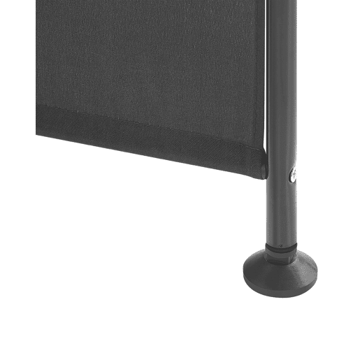Biombo com 5 painéis NARNI Preto 267 cm 170 cm